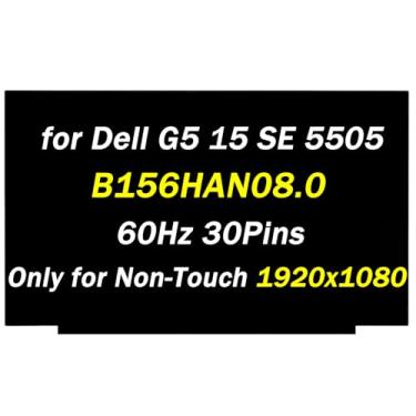Imagem de PEHDPVS Tela de substituição B156HAN08.0 para Dell inspiron G5 15 SE 5505 P89F BOE084A 0K055G 144HZ 40 pinos FHD 1920X1080 15,6 polegadas LED LCD digitalizador tela sem toque (apenas para tela sem