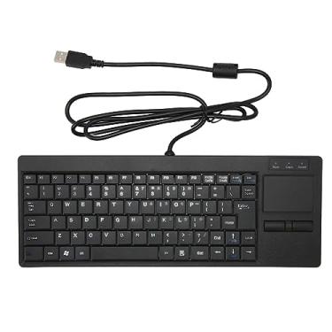 Imagem de Mini Teclado Industrial Com Touchpad, Teclado Com Fio de Estrutura de Base de Tesoura X para Aplicações Militares (#1)
