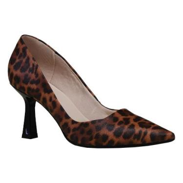 Imagem de Scarpin Feminino Salto Fino Confortável Comfort, Onca, 37