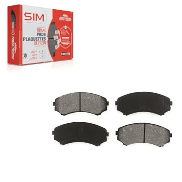 Imagem de Pastilhas de freio a disco frontal SIM-867 para Mitsubishi Endeavor Isuzu Rodeo Montero Axiom Honda Passport Sport
