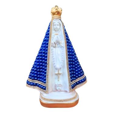 Imagem de Imagem Nossa Senhora Aparecida 27cm Pérola Azul Linda