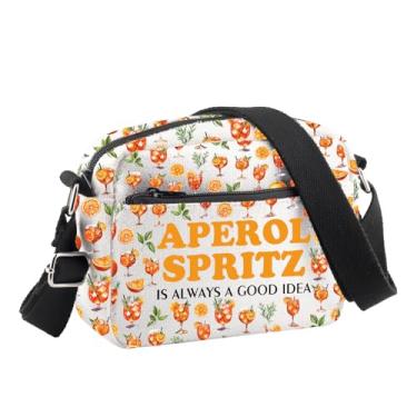 Imagem de BDPWSS Aperol Spritz Presente para amantes de coquetéis Aperol Spritz Is Always A Good Idea Bolsa tiracolo suprimentos para coquetéis presentes, Aperol Spritz Cb