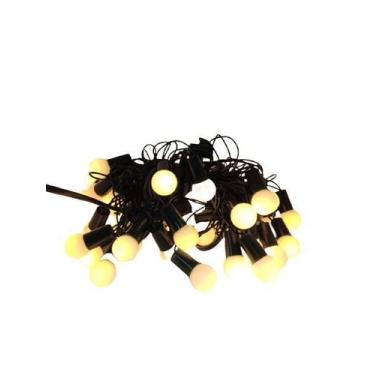 Imagem de Pisca Bolinhas LED 60 Lâmpadas Led Branco Quente - 110V - Fio Verde - 