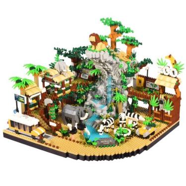 Imagem de Conjunto de blocos de construção Komvoor Zoo Architecture 4800PCS