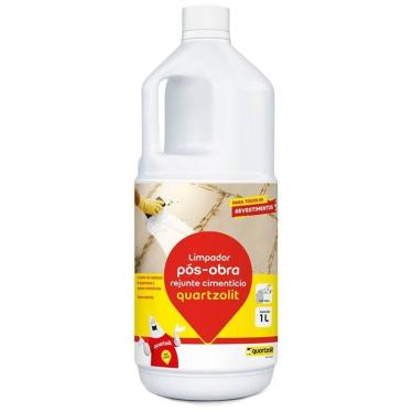 Imagem de Limpador Pós-obra Rejunte Cimentício 1 Litro - 0086.99999.0001cx - Quartzolit
