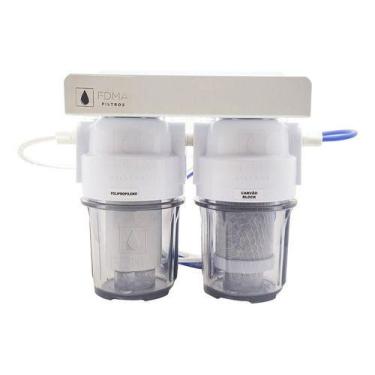 Imagem de Filtro Para Consumo 2 Estágios 5 - Remove Sujeira E Cloro - Fdma Filtr