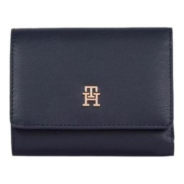 Imagem de Carteira Tommy Hilfiger Icon Trifold Feminino Azul Marinho-Feminino