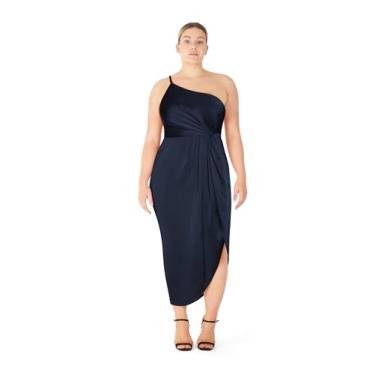 Imagem de City Chic Vestido coquetel feminino plus size - vívido, Azul marino, 54