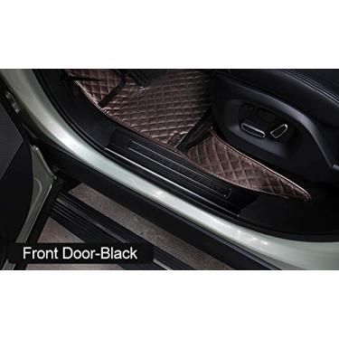 Imagem de 4 peças adequadas para Range Rover Sport 2014 2015 2016 2017 2018 2019 2020 2021 Aço inoxidável soleira da porta externa moldes de proteção