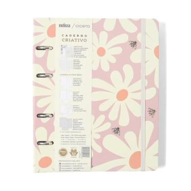 Imagem de CADERNO CRIATIVO ARGOLADO MELISSA PAUTADO 17X24 PINK BLOOMY