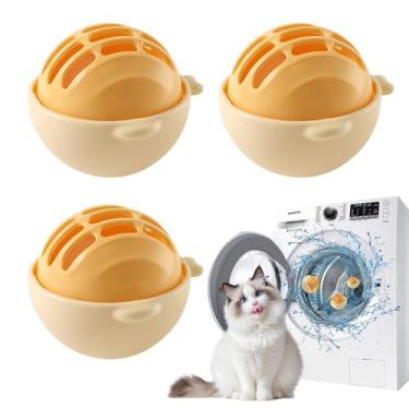 Imagem de 2025 Novo coletor de fiapos para máquina de lavar, coletor de fiapos para máquina de lavar, filtro de cabelo flutuante. (bola de roupa amarela golfinho)