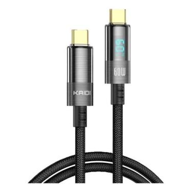 Imagem de Cabo Turbo 60w Tipo- C Trançado Reforçado 1000mm Usb-c - YooY.Air, Pre