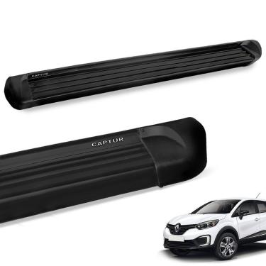 Imagem de Estribo Lateral Captur 2017 a 2024 Alumínio Preto Track
