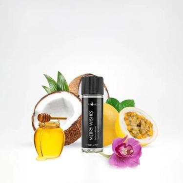 Imagem de Aromely Óleo difusor Merry Wishes, perfume natalino com coco, fava tonka e mel - óleo para difusores de ar frio e sem água (20 ml)