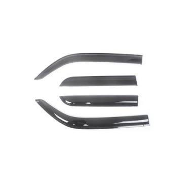 Imagem de GRJQRKHZ Defletor de janela lateral de carro para H&onda Cr-V 2007-2011 Weathershied viseira de porta vento sol proteção chuva janela lateral defletores de vento