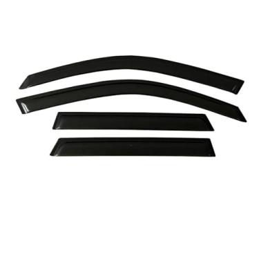 Imagem de GRJQRKHZ Defletor de janela lateral de carro para MERC&edes B & ENZ E-Class W210 Sedan 1996-2002 Viseira de porta Weathershied proteção contra vento sol chuva protetores de janela lateral defletores