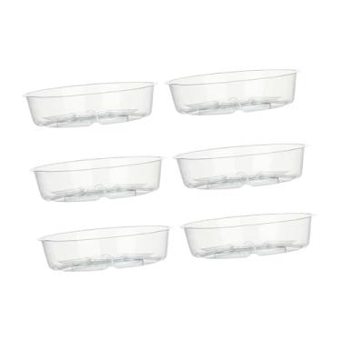 Imagem de Generic 6 peças de bandejas para pires de plantas, bandejas de gotejamento confiáveis ​​com bandeja para vasos, para vasos de flores, pires de plantas, 6 Inch