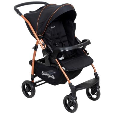 Imagem de Carrinho de Bebe Burigotto Reversivel Rio K 22 Preto Cobre