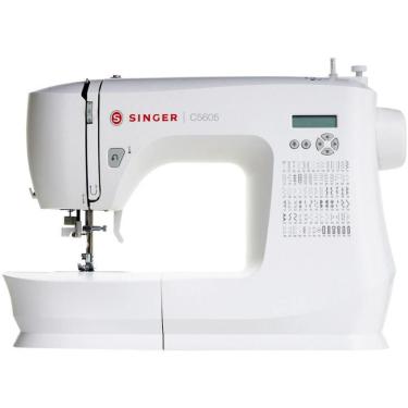 Imagem de Máquina de Costura Eletrônica Singer C5605 80 Pontos com 6 Casas de Botão
