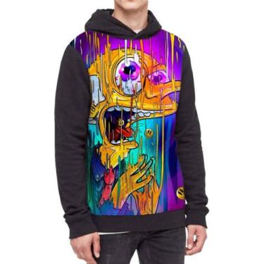 Imagem de Moletom Com Capuz The Simpsons Os Simpsons Ref:661 - smoke, Preto, GG