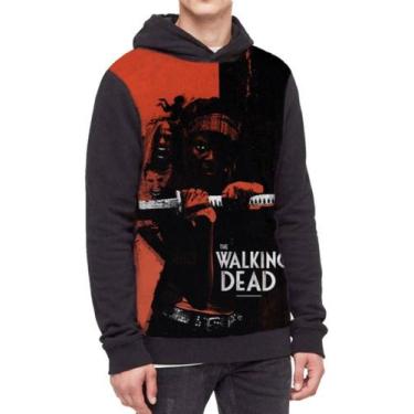 Imagem de Moletom Com Capuz The Walking Dead Ref:269 - smoke, Preto, GG