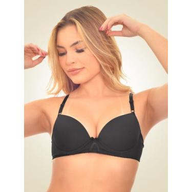 Imagem de Sutiã de Bojo Sustentação Básico Dia a DIa Adulto Preto - Sua Lingerie