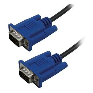 Imagem de Cabo Vga Para Monitor Macho Lcd Pc Câmeras 1,5 Metros Nfe - VarejaoInf