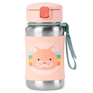 Imagem de Garrafa Térmica de Inox Skip Hop Zoo Gatinha Colorido