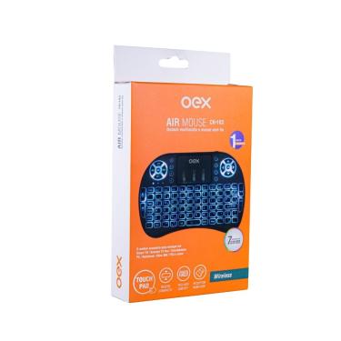 Imagem de Mini Teclado Wireless Com Touch Oex Airmouse Ck103 Preto