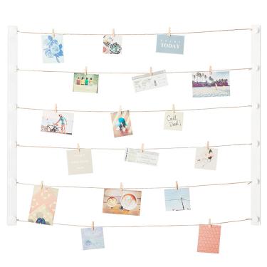 Imagem de Porta Retrato Recado Hangup 81X102 Branco Umbra