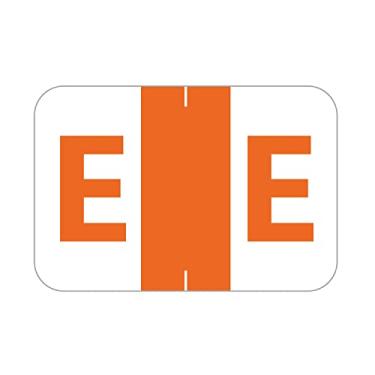 Imagem de 240 peças de etiquetas de pasta de arquivos, alfabeto, guias de índice de código de cores alfabéticas compatíveis com Smead 2,5 cm x 1-1/5.1 cm Barkley/Sycom FABKM - Adesivos Alpha compatíveis com a