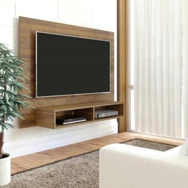 Imagem de Painel Com Suporte 50" Multimóveis Cr45158 Pinho Pinho - MULTIMOVEIS