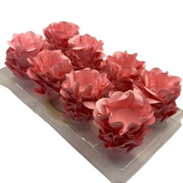 Imagem de Kit com 120 Forminhas para Doces Finos em Formato de Flor – Linha Style Elegante – Ideal para Casamentos, Aniversários e Festas Sofisticadas(Rosa Bebê)