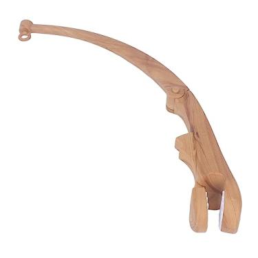 Imagem de Aqur2020 Braço Móvel do Berço, Cabide Móvel Dobrável do bebê da Grão de Madeira de Imitação Com Design Ajustável da Braçadeira para a Decoração da Cama do Berçário