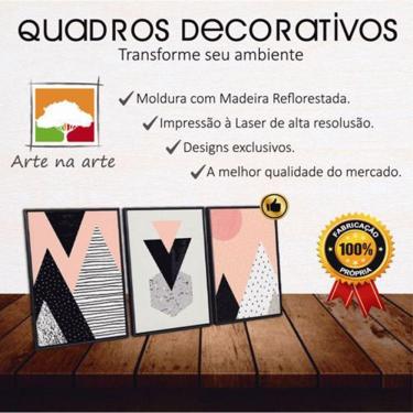 Imagem de Conjunto Quadros Decorativos 4Pç 20X20 Paixão Por Cozinhar 2 Titulo Moldura Branca
