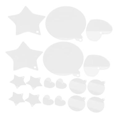 Imagem de Pingentes de acrílico para fotos, decorações de Natal, bolas, decoração de árvore de Natal, ganchos de enfeite de acrílico, ganchos para árvore de Natal