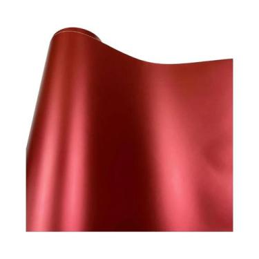 Imagem de Filme Vinílico Cromado Fosco Em 14 Cores, Adesivo Para Carro Sem Bolha