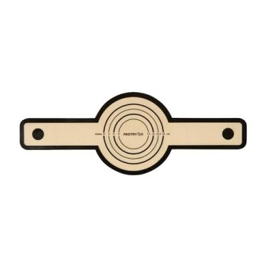 Imagem de Restaurantware Faixa de pão para forno holandês com alças longas, pacote com 1 estilingue redondo antiaderente de fibra de vidro de fibra de vidro, reutilizável, antiderrapante, lavável na louça