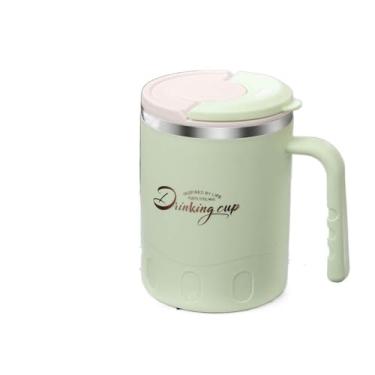Imagem de Caneca térmica com coador de chá, copo para beber 580 ml, caneca isolada, portátil, grande capacidade, leite, café, chá, (verde)