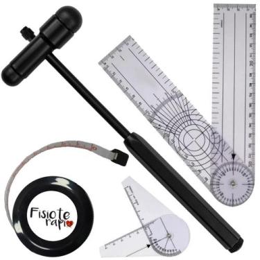 Imagem de Kit Goniometro Grande Dedo Martelo Buck Fita Imc Fisio - SEM  MARCA, M