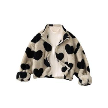 Imagem de Jaqueta Verdusa Toddle Girl's Fuzzy Fleece Warm Teddy 12 Anos