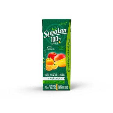 Imagem de Suco de Maçã, Manga e Laranja 100% Suvalan - 200ml