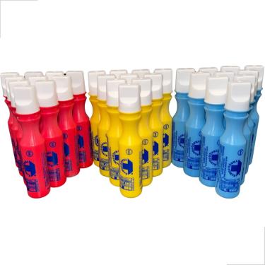 Imagem de Kit Marcadores Ind 3mm 10 Vermelho + 10 Amarelo + 10 Azul Baden