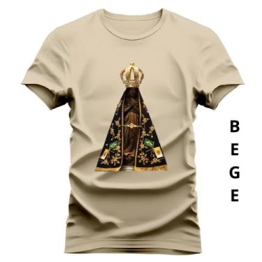 Imagem de Camiseta Unissex Camisa Estampada Nossa Senhora Aparecida 100% Algodão