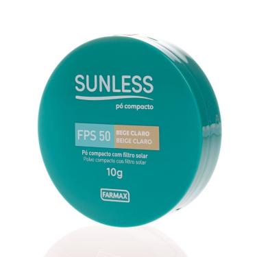 Imagem de Pó Compacto Sunless Efeito Matte FPS 50 Bege Claro 10g