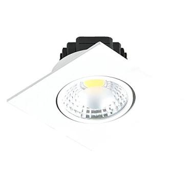 Imagem de Spot Led Dicróica Cob 5w Direcionável Branco Quente Quadrado