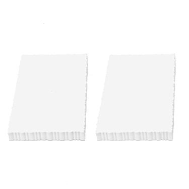 Imagem de 100 pçs branco cartolina papel laciness design 15x10cm cartão postal em branco para diy cartões de relatório de negócios cartões scrapbooks