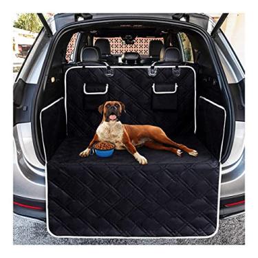 Imagem de Capa de assento de carro para cães Protetor de porta-malas para cães Tapete de animal de estimação para SUV Protetor de assento de carro Capa de bagageira à prova d'água Capa de assento para cães tamanho universal Capa para cães serve em carros, caminhões,