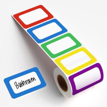 Imagem de Etiquetas de nome, etiquetas, adesivos, LKXSPLABE, 400 unidades, 5 cor