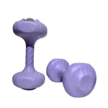 Imagem de UGPLM Conjunto de 2 halteres infláveis ​​com água, equipamento de exercícios multiuso com confortável para jovens e crianças em idade pré-escolar, 2kg